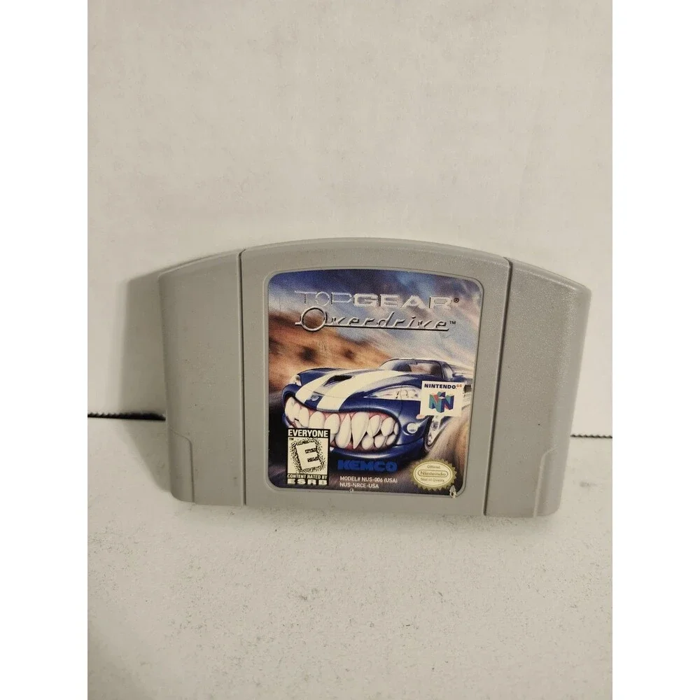 Top Gear Overdrive (Nintendo 64, 1998) Authentic, Cartridge Only